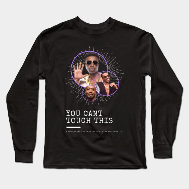 mc hammer, hip hop can't touch this 80s Long Sleeve T-Shirt by RAP HOUSE